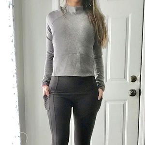 LULULEMON HILL AND VALLEY MOCK NECK